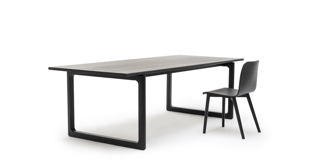 Hover Dining Table - Black Oak.