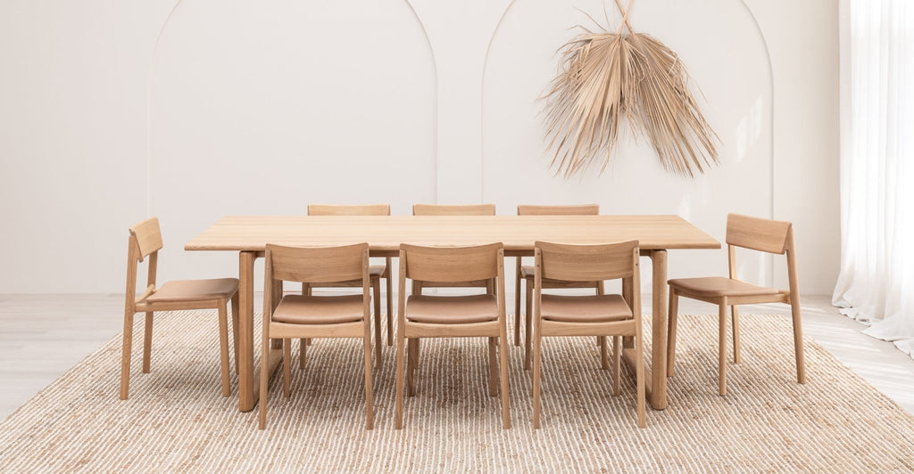 Hover Dining Table - Light Oak.