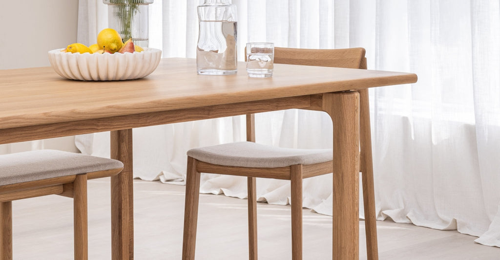 Hover Dining Table - Light Oak.