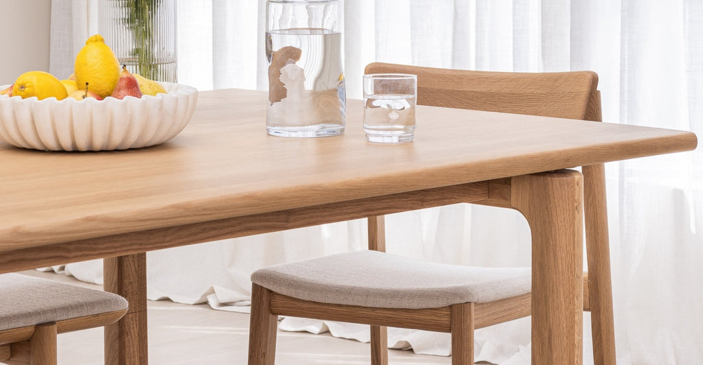 Hover Dining Table - Light Oak.