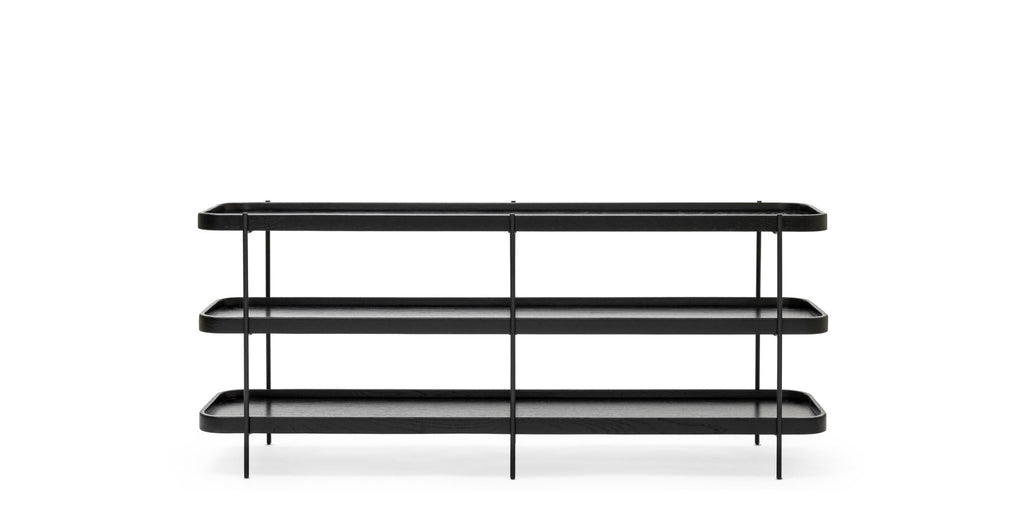 Humla 3 Tiered Shelf - Black Oak.