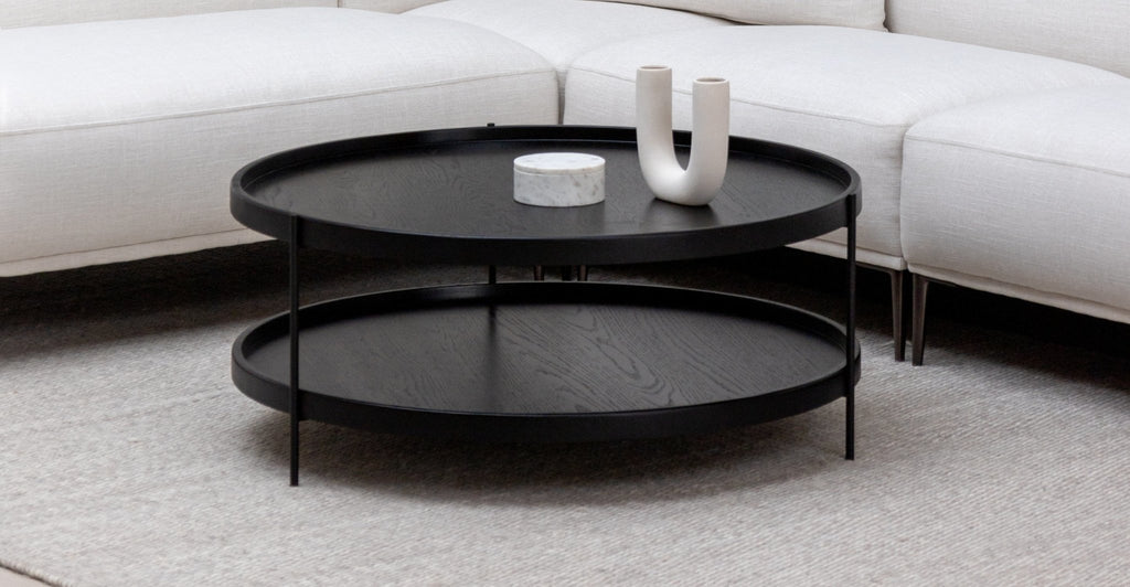 Humla Coffee Table - Black Oak.