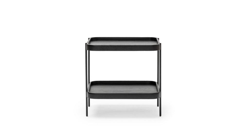 Humla Side Table - Black Oak.