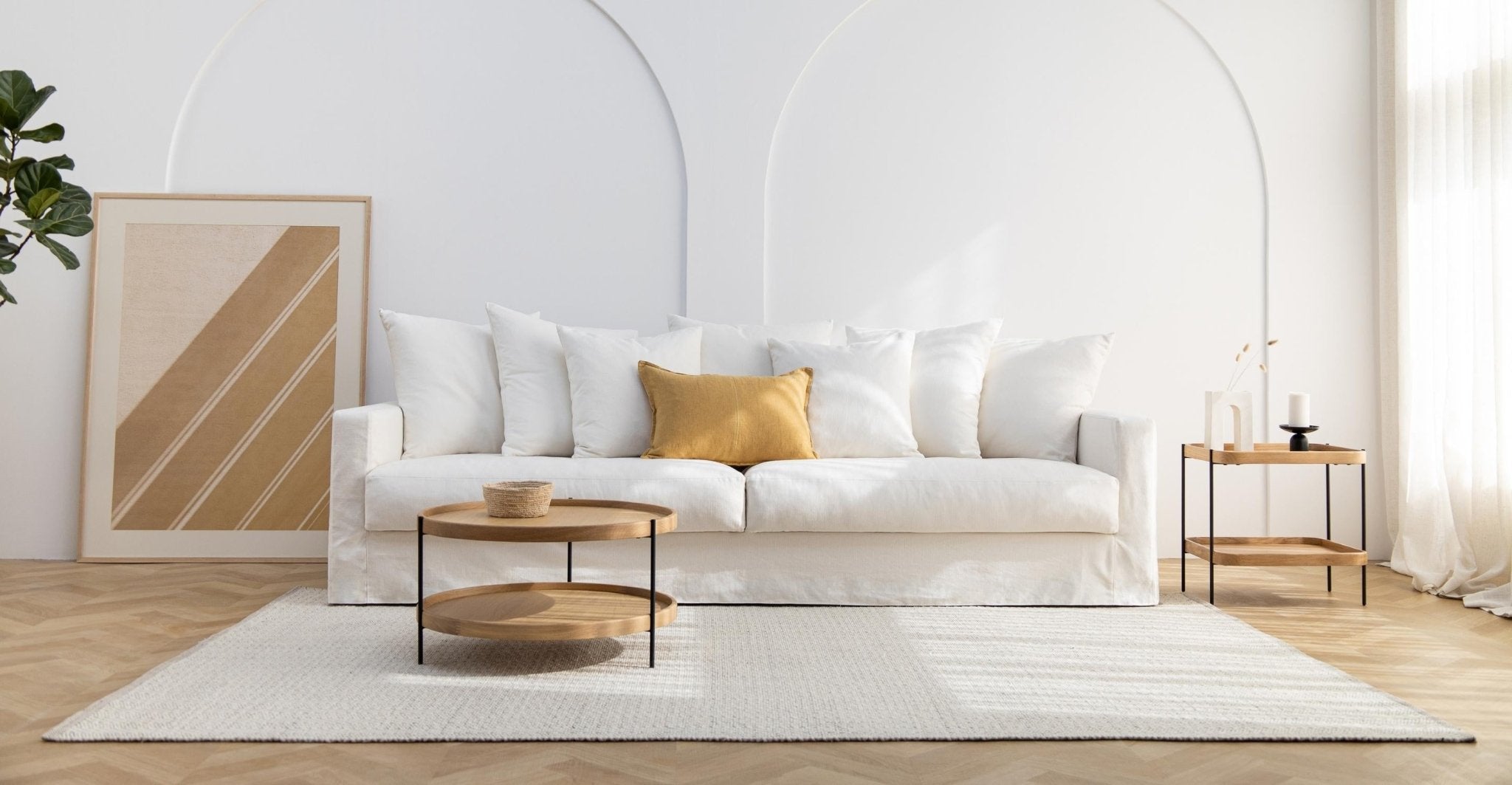 Humla Side Table - Light Oak - Loom Collection