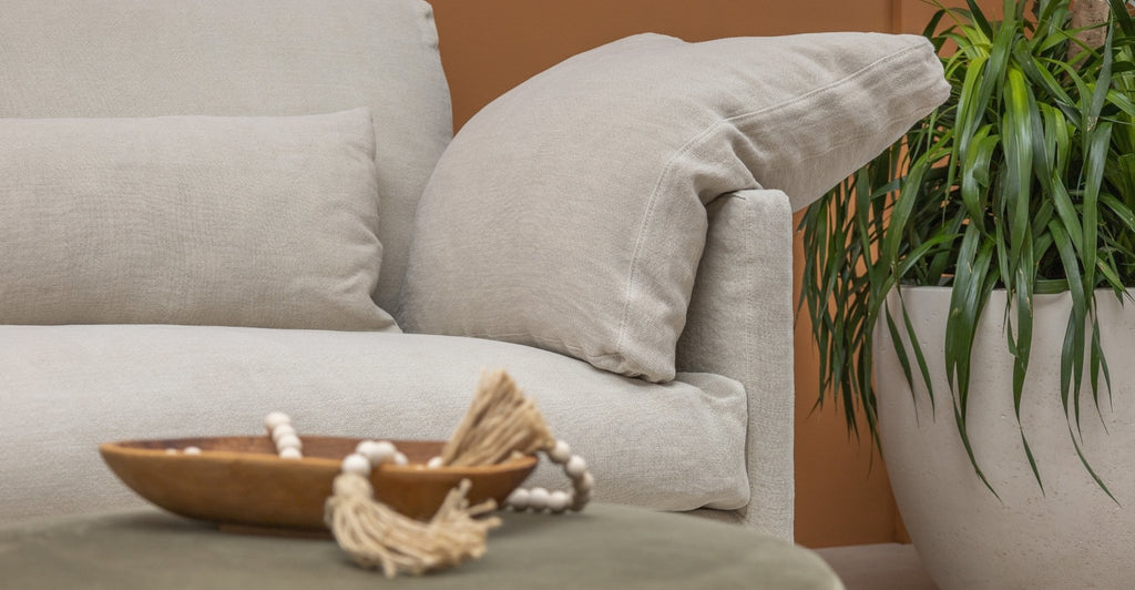 Island Slipcover Sofa - Asa Bone.