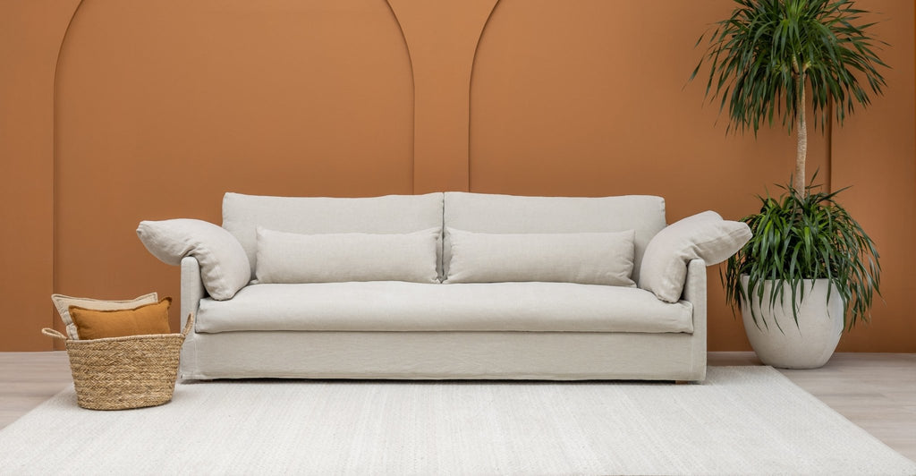 Island Slipcover Sofa - Asa Bone.