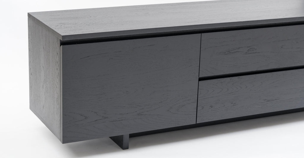 Kami 220 Entertainment Unit - Black Oak.