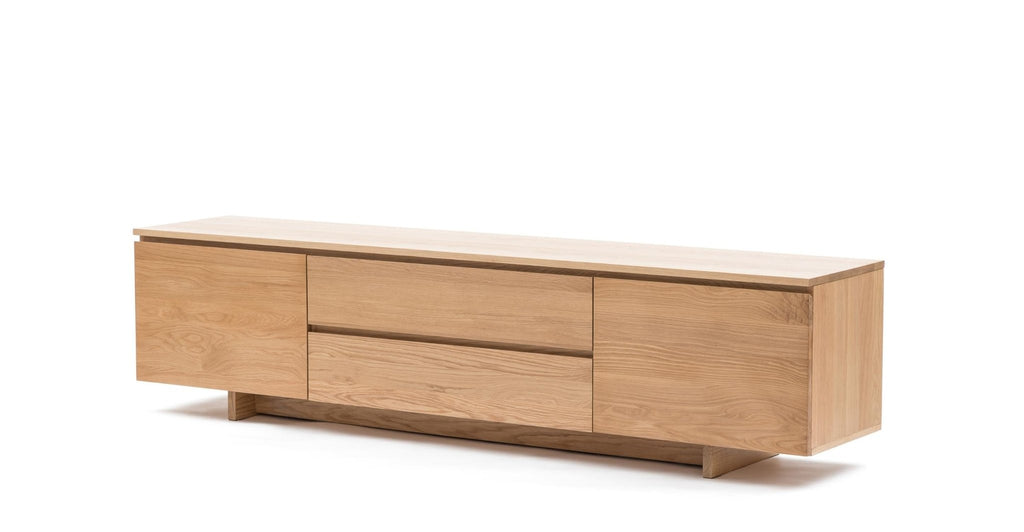 Kami 220 Entertainment Unit - Light Oak.