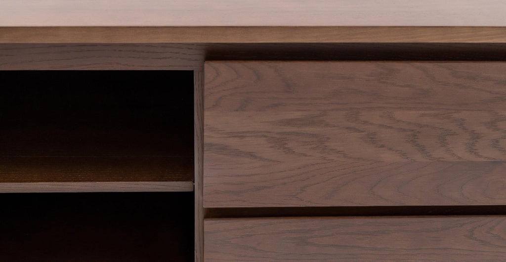 Kami 220 Entertainment Unit - Smoked Oak.