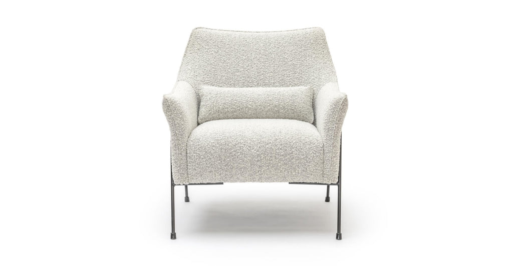 Kubik Accent Chair - Salt & Pepper Boucle.