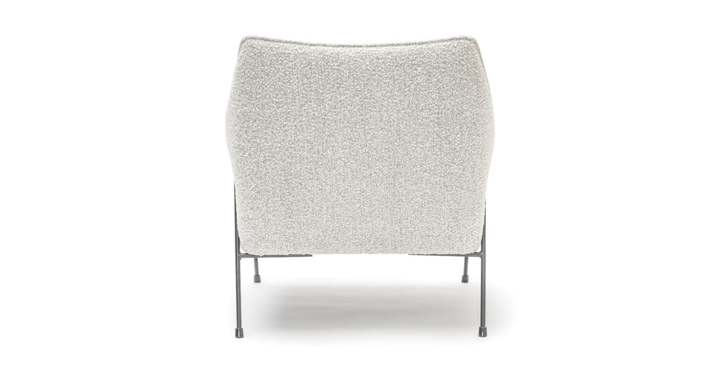 Kubik Accent Chair - Salt & Pepper Boucle.