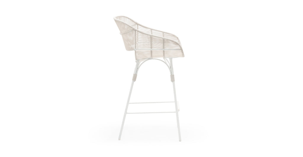 Marina Bar Stool - Stonewhite & Chalk.