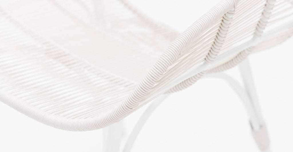 Marina Dining Armchair - Stonewhite & Chalk.