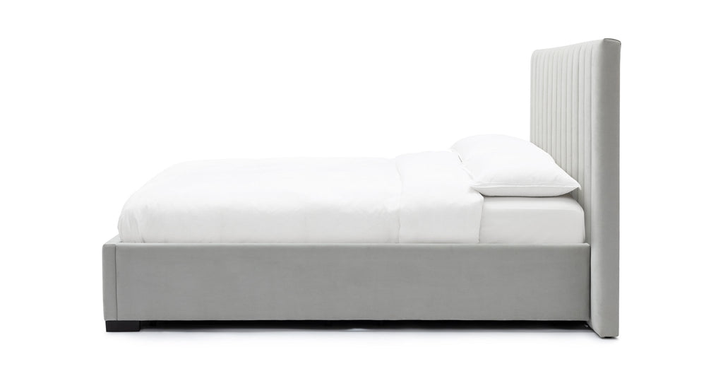 Martina Bed With Storage - Silver.