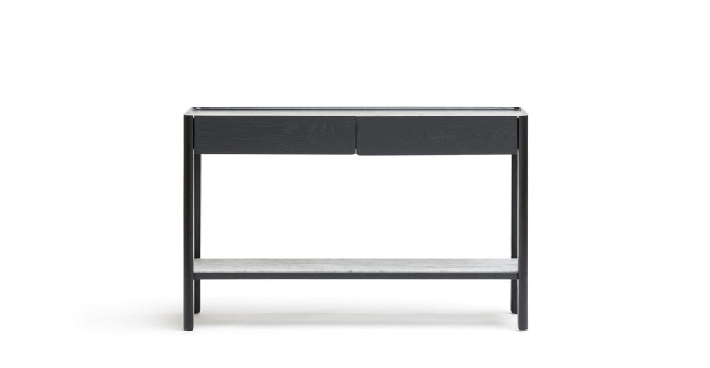 Nell Console - Black Oak & Bianca Carrara.