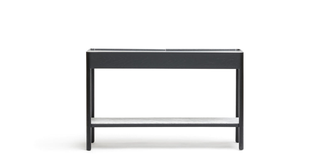 Nell Console - Black Oak & Bianca Carrara.