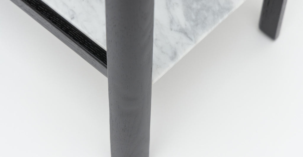 Nell Console - Black Oak & Bianca Carrara.