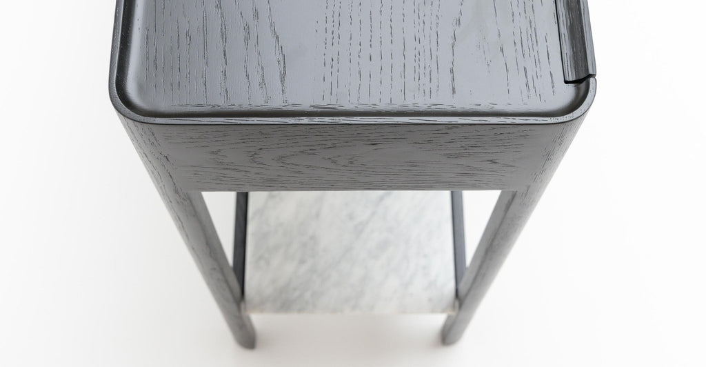 Nell Console - Black Oak & Bianca Carrara.