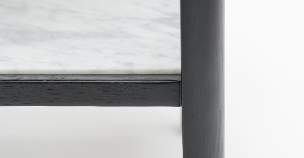 Nell Console - Black Oak & Bianca Carrara.