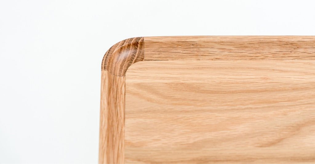 NELL CONSOLE - LIGHT OAK & BIANCA CARRARA - THE LOOM COLLECTION