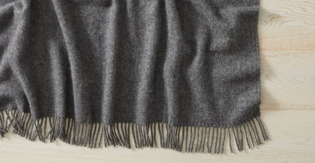 Nevis Throw - Charcoal.