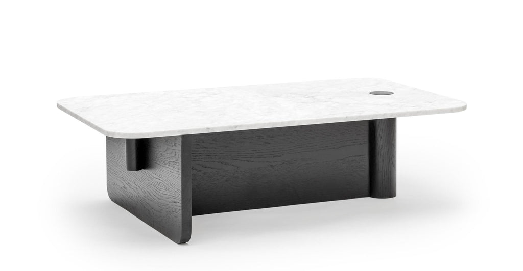 Pivot Coffee Table - Black Oak & Marble.