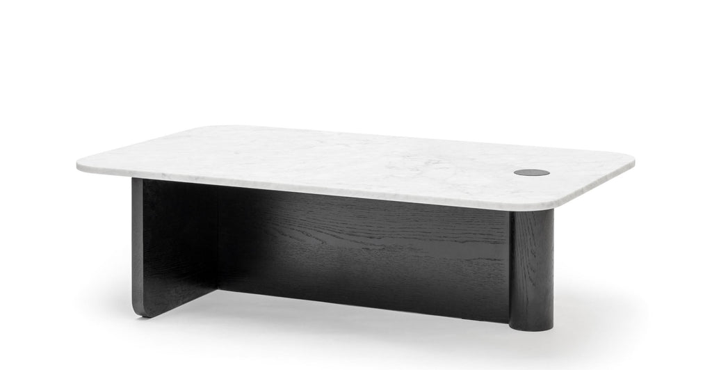 Pivot Coffee Table - Black Oak & Marble.