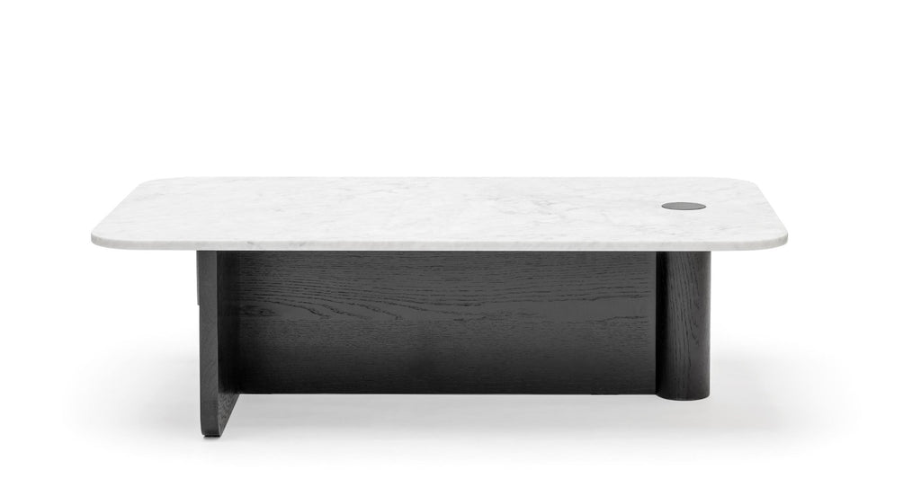 Pivot Coffee Table - Black Oak & Marble.