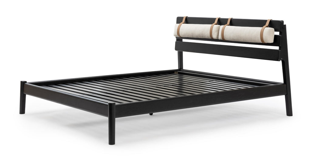 Poise Bed - Black Oak.