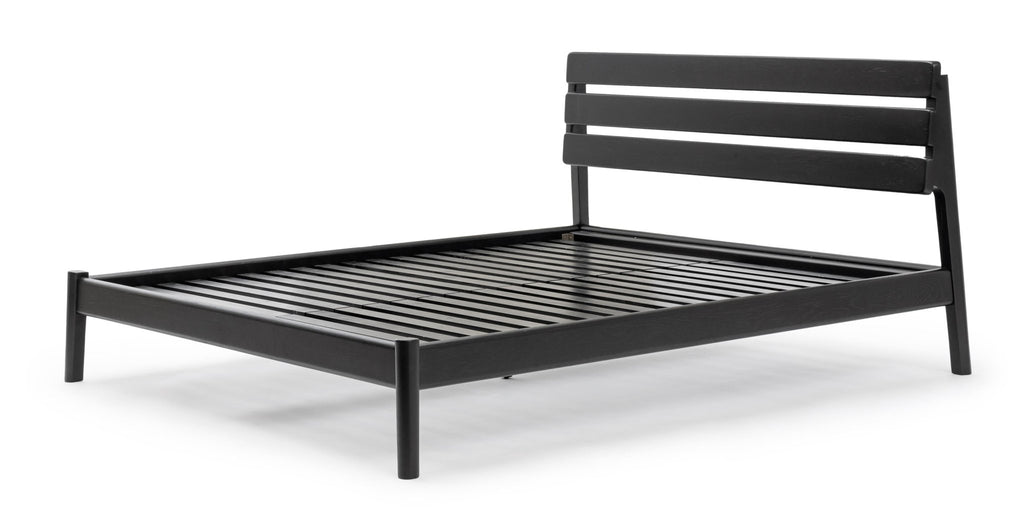 Poise Bed - Black Oak.