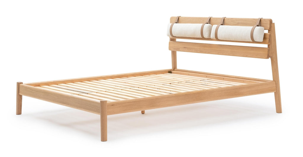 Poise Bed - Light Oak.