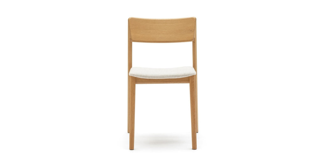 Poise Chair - Light Oak & Oatmeal.