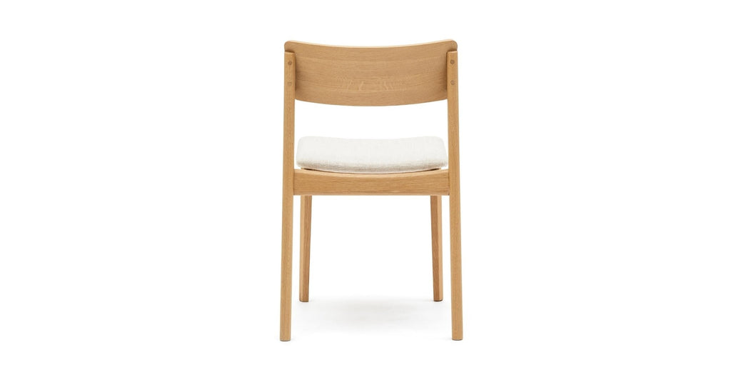 Poise Chair - Light Oak & Oatmeal.