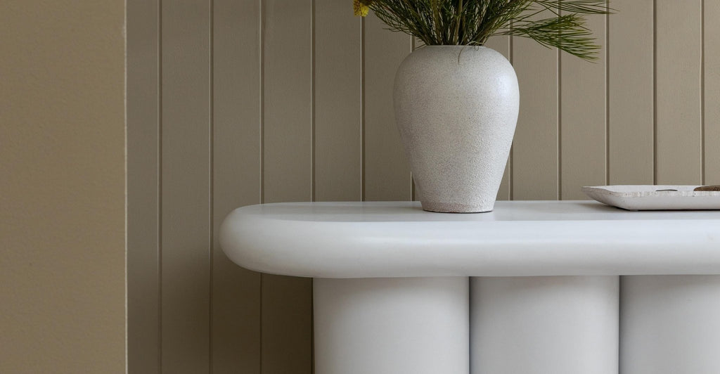 Ponte Console Table - Chalk.