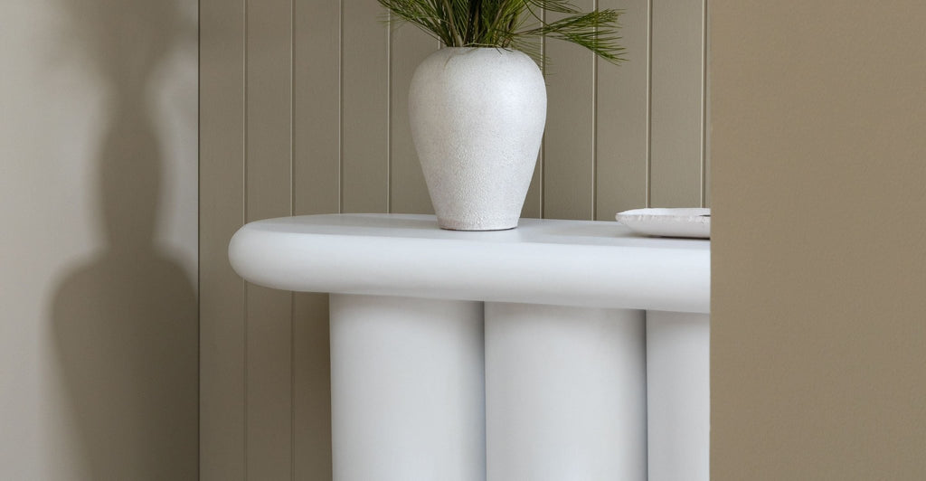 Ponte Console Table - Chalk.