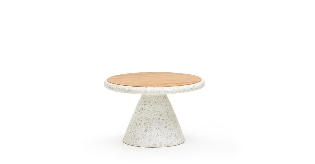 Ramel Coffee Table - Light Oak & Terrazzo Feta.