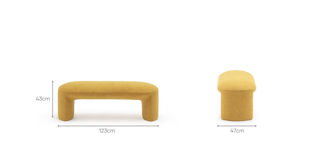 Remi Bench - Mustard.