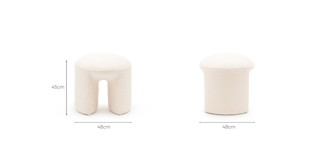 Remi Stool - Cream.