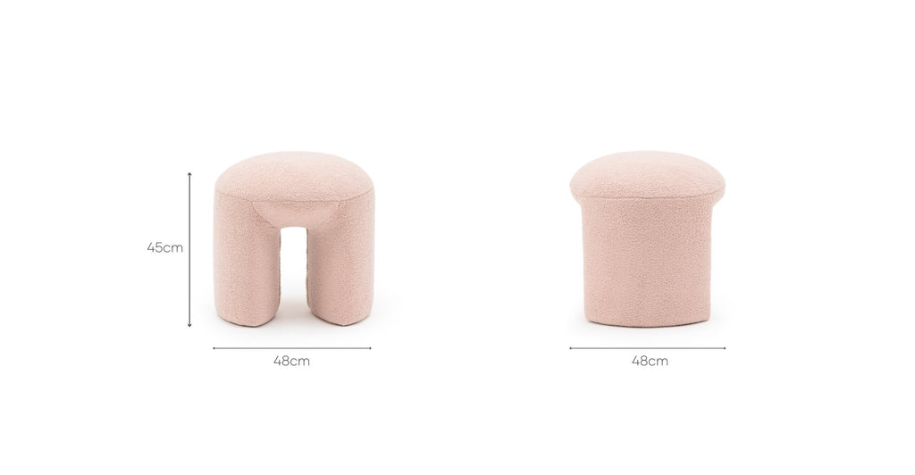 Remi Stool - Soft Terracotta.