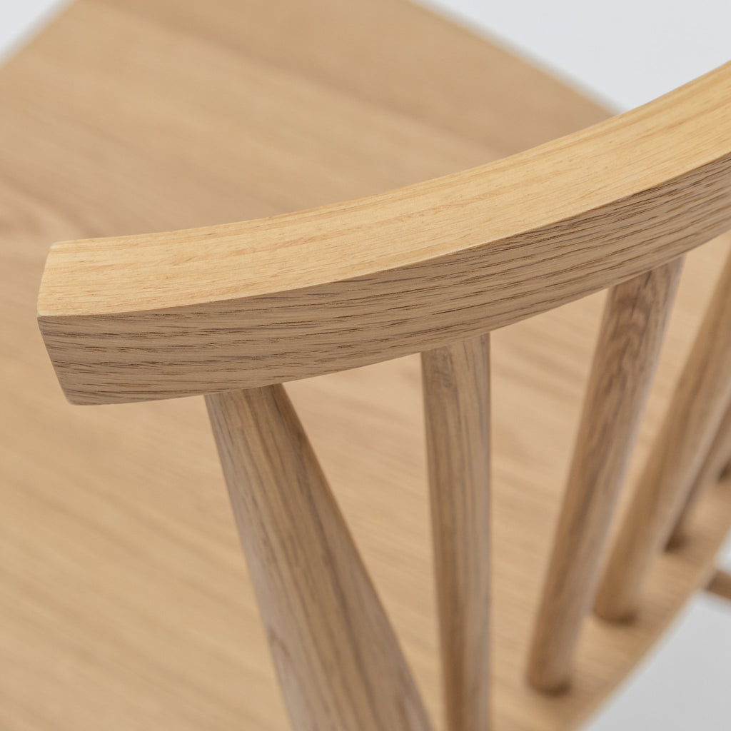 Requin Counter Stool - Light Oak.