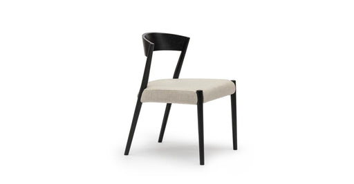 Ronda Chair - Black & Oatmeal.