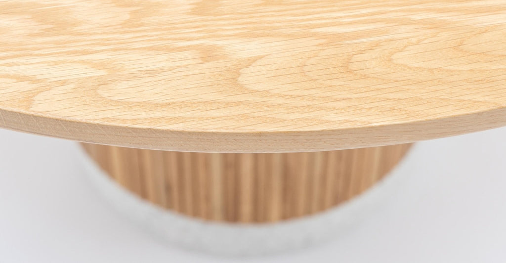 Rotunda Dining Table - Light Oak.