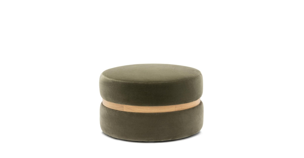 Saga Stool - Conte Sepia Velvet.