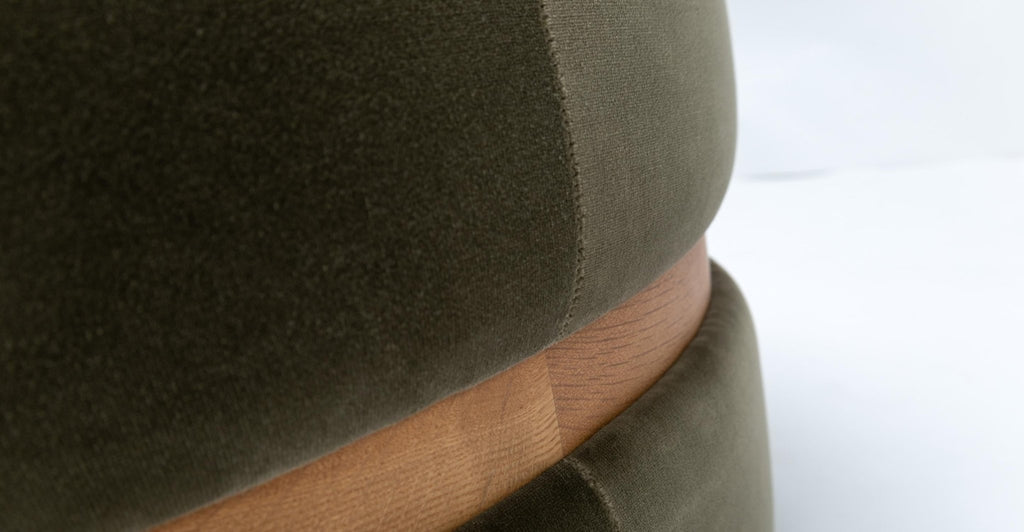 Saga Stool - Conte Sepia Velvet.