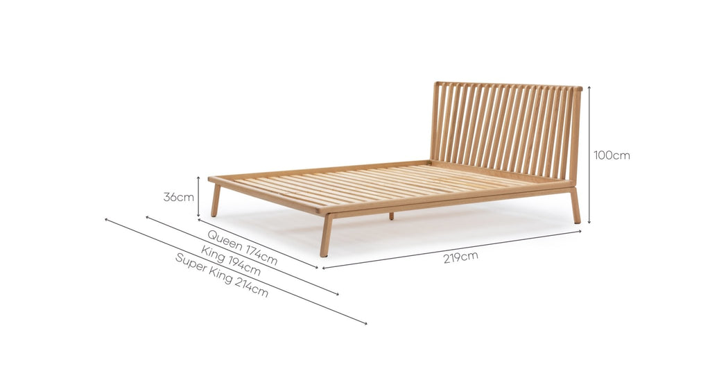 SENSU BED - LIGHT OAK - THE LOOM COLLECTION