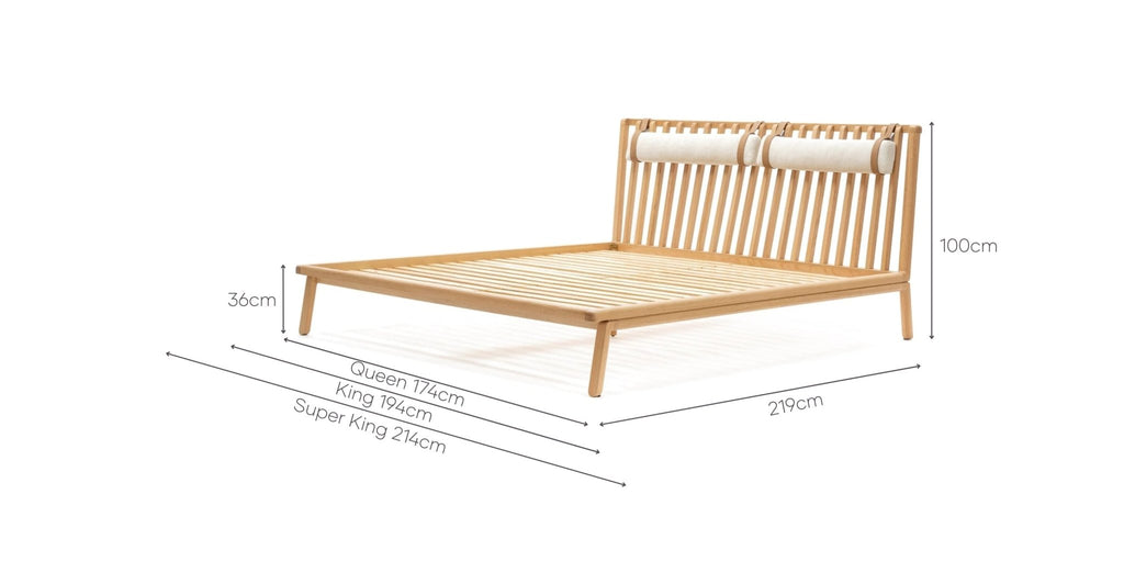 SENSU BED - LIGHT OAK - THE LOOM COLLECTION