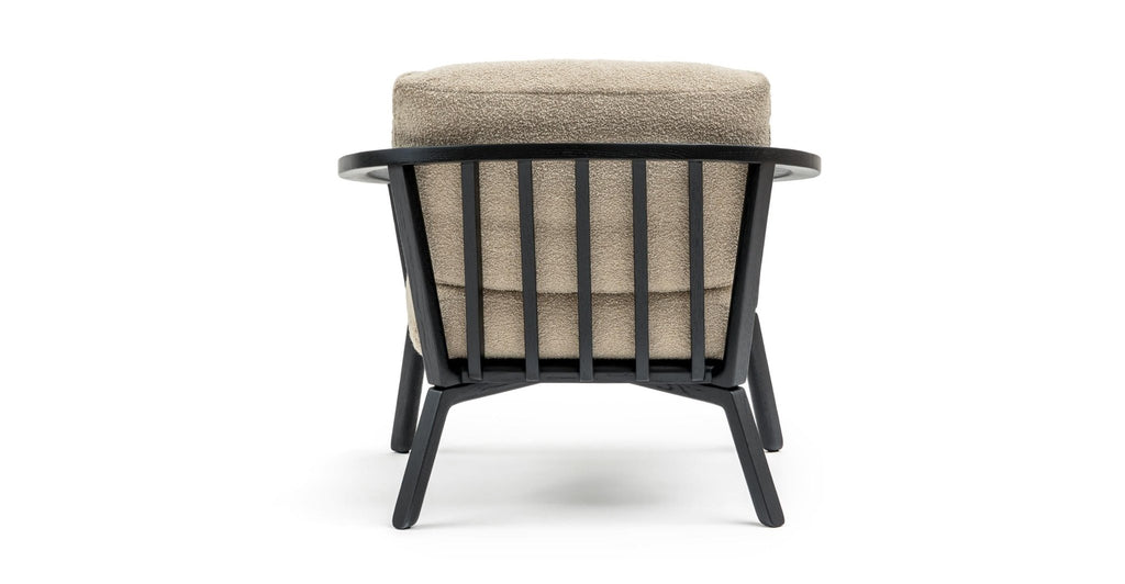 Sensu Lounge Chair  - Black & Fawn.