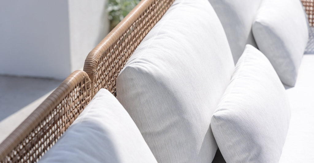 Seville Sofa - Stonewhite & Natural.