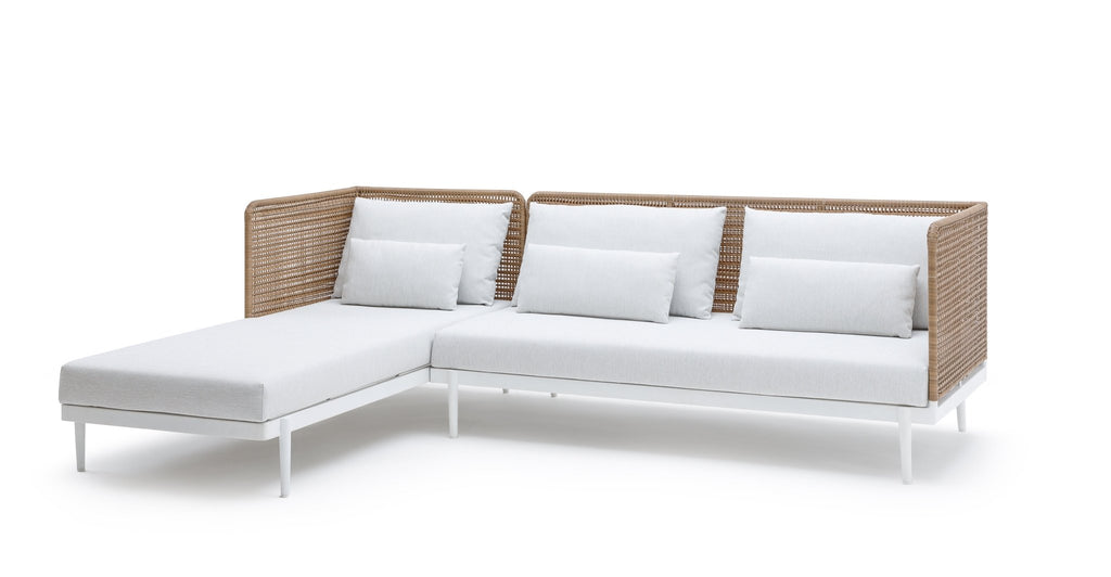 Seville Sofa - Stonewhite & Natural.