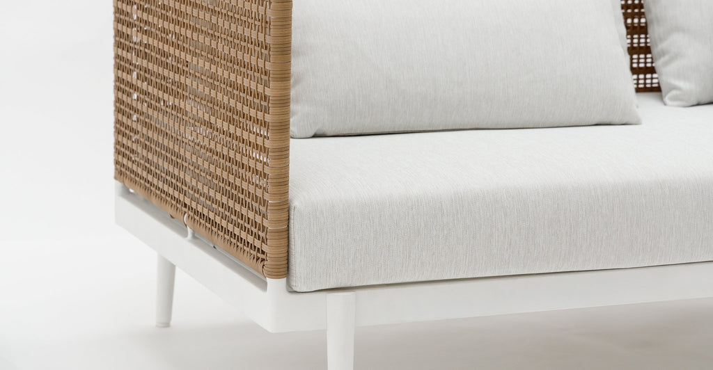 Seville Sofa - Stonewhite & Natural.